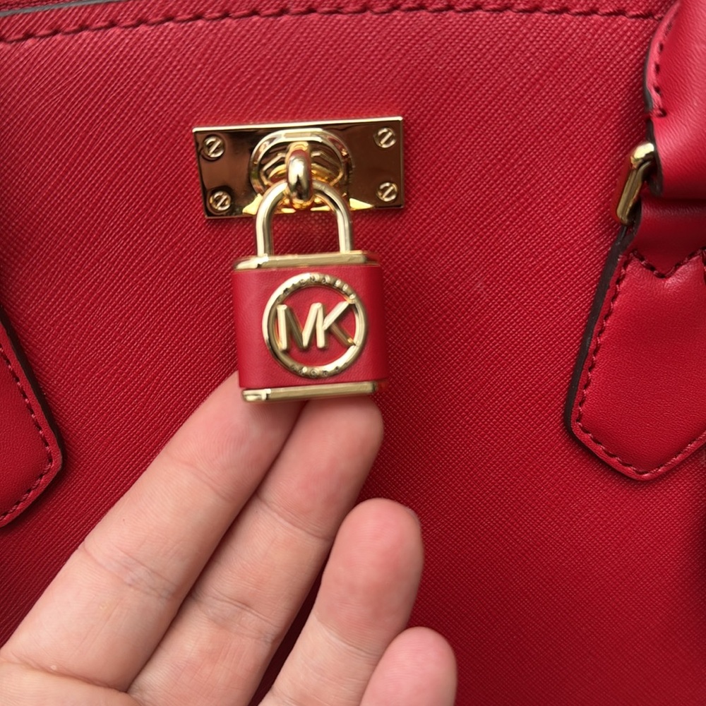 Michael Kors Red satchel NWOT - Picture 10 of 10